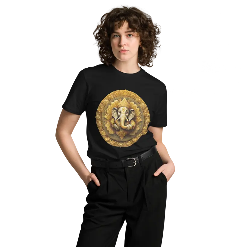 Superação e Prosperidade: Compre a Camiseta do Arquétipo Ganesha