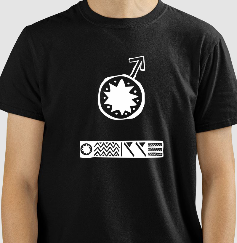 Grafismo de Símbolo Masculino