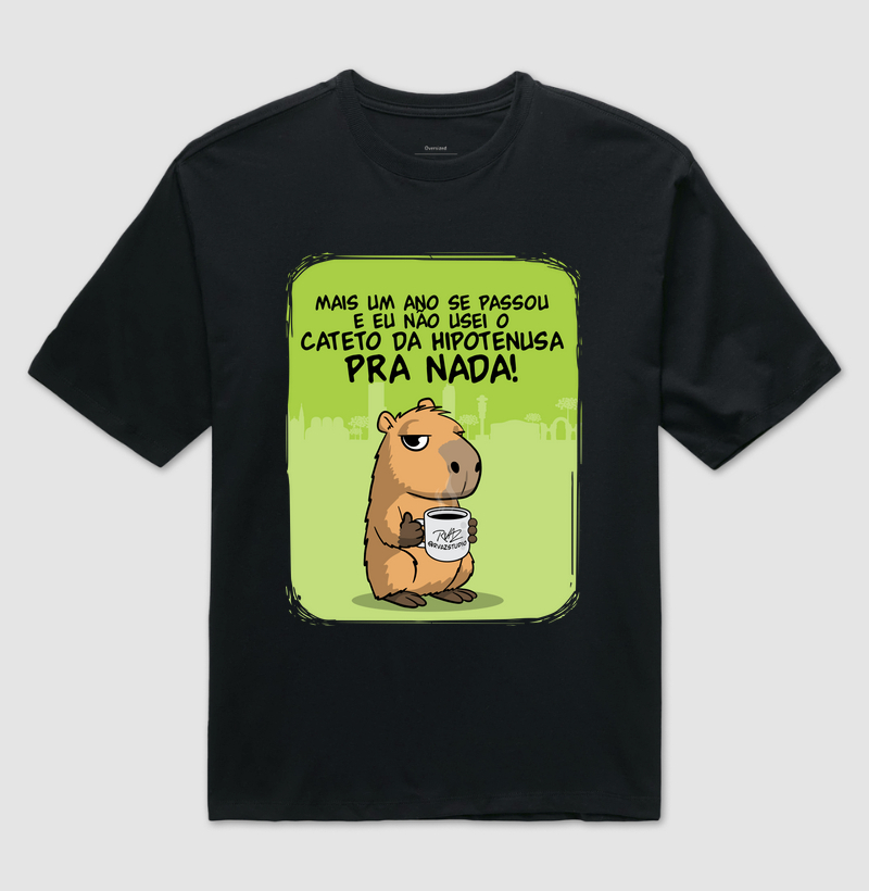 Camiseta Capivara Cateto da Hipotenusa