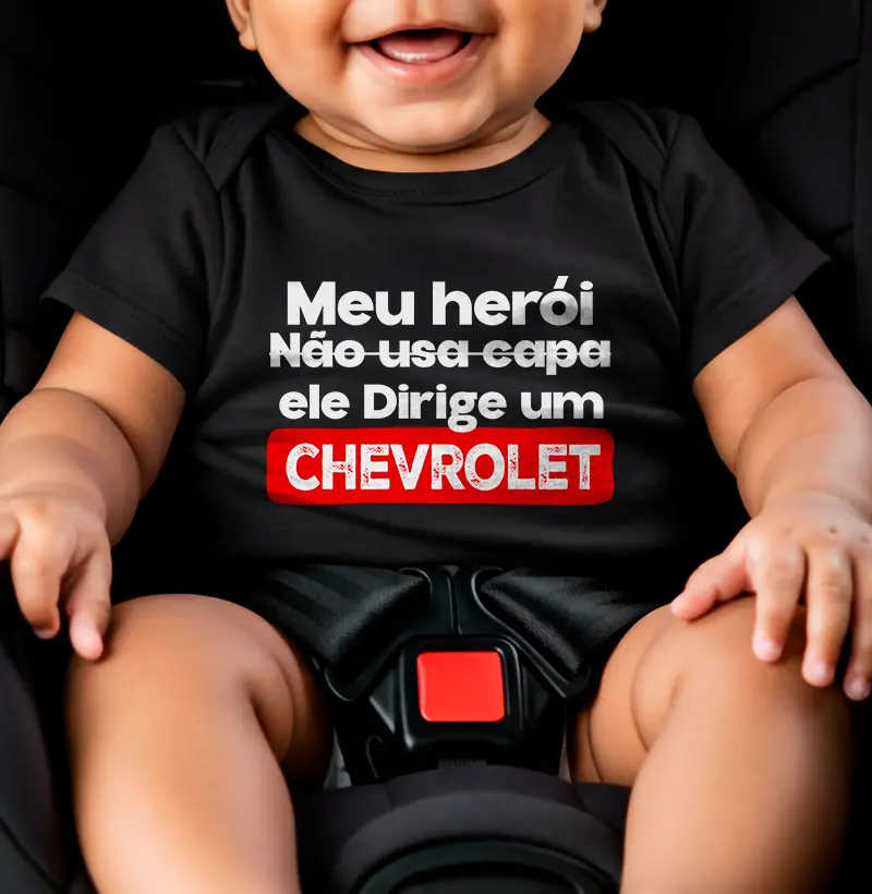Não herói não usa capa, ele dirige um chevrolet.
