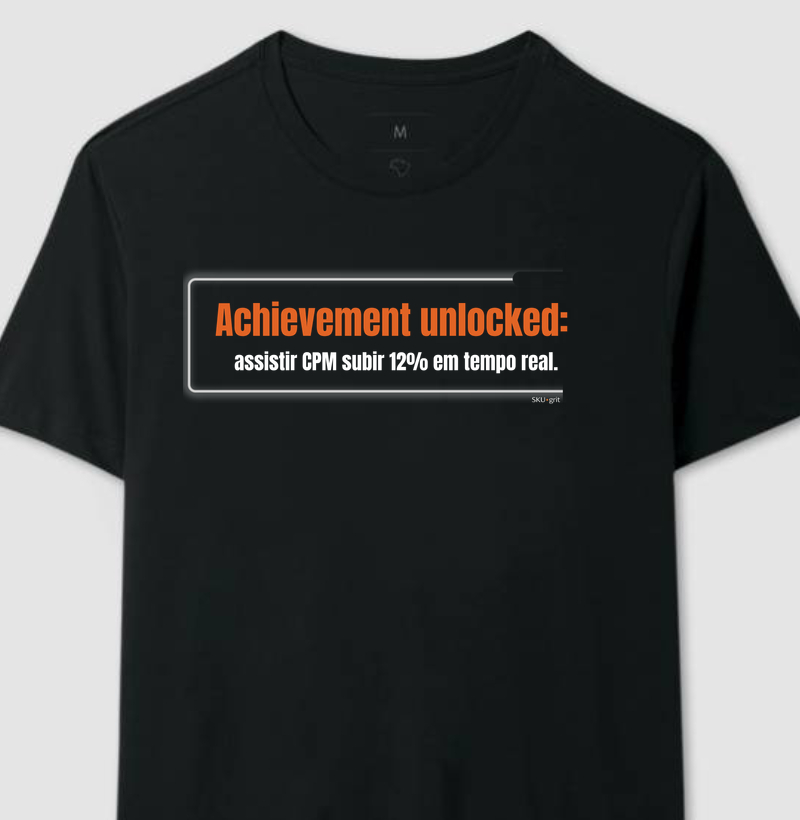 Achievement unlocked: assistir CPM subir 12% em tempo real."