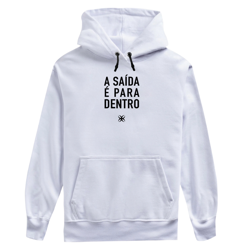 A saída é para dentro