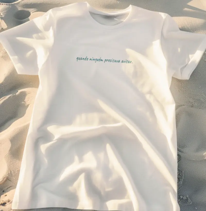 Quando ninguém precisava avisar.