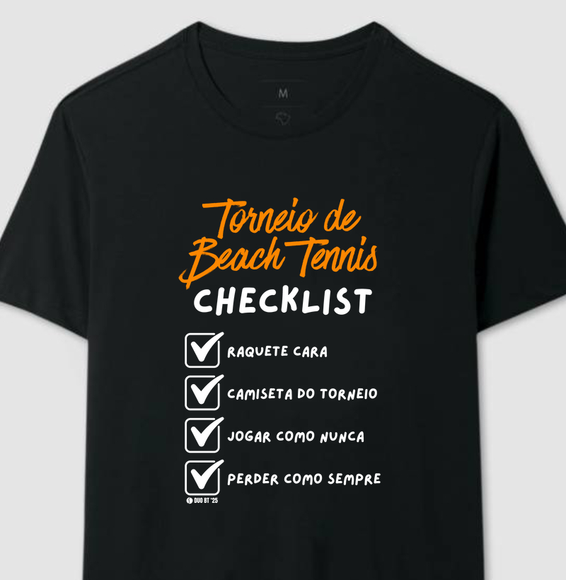 Beach Tennis Checklist