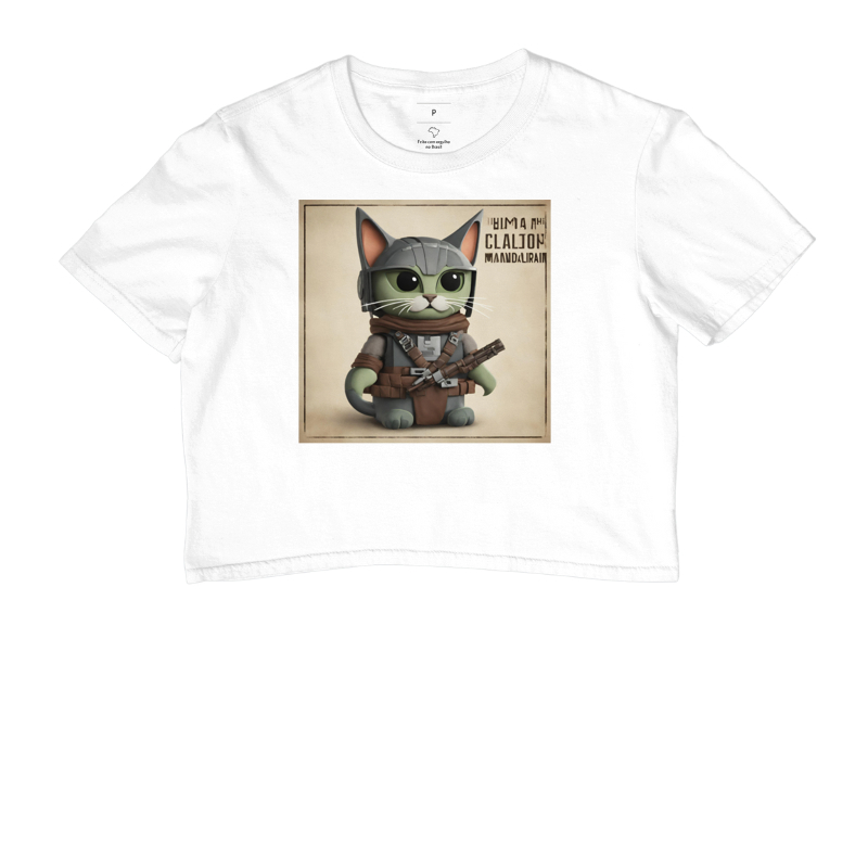 Camisa Cropped Feminina Catlovers - Soul Nice