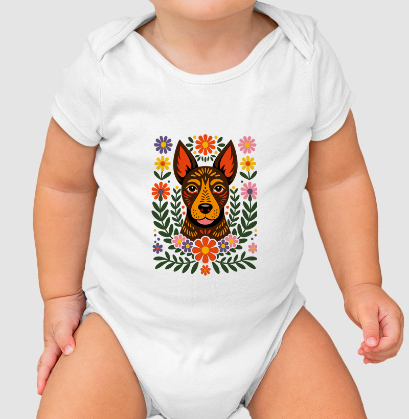Body Infantil SRD Folk Jardim