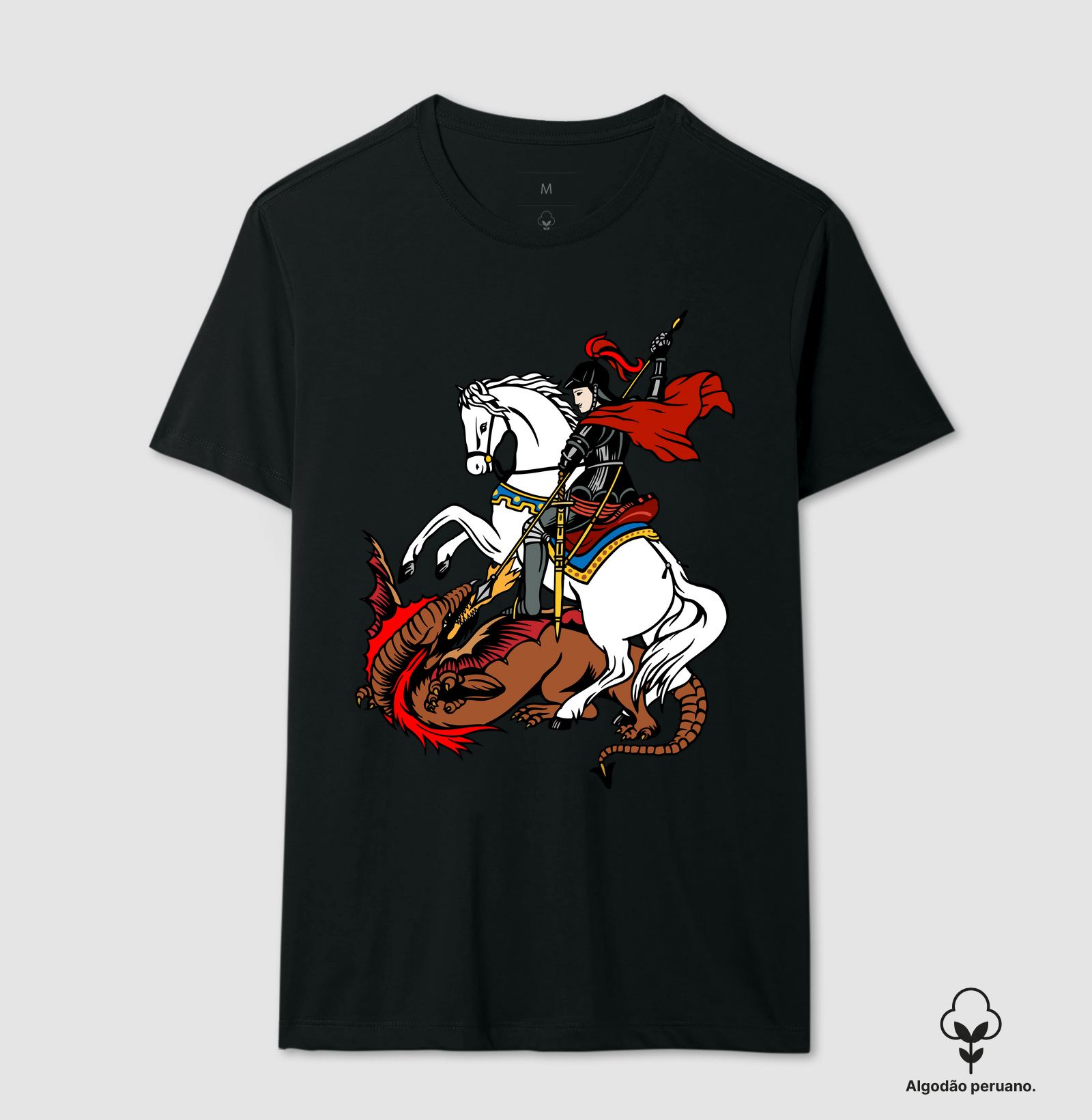 Camiseta Algodão Peruano São Jorge