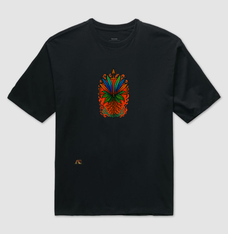 Camiseta Aruanda ê Caboclo Arranca-Toco 100% Algodão