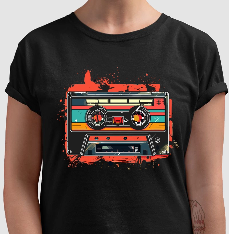 Camiseta Casual K7 Abstrata