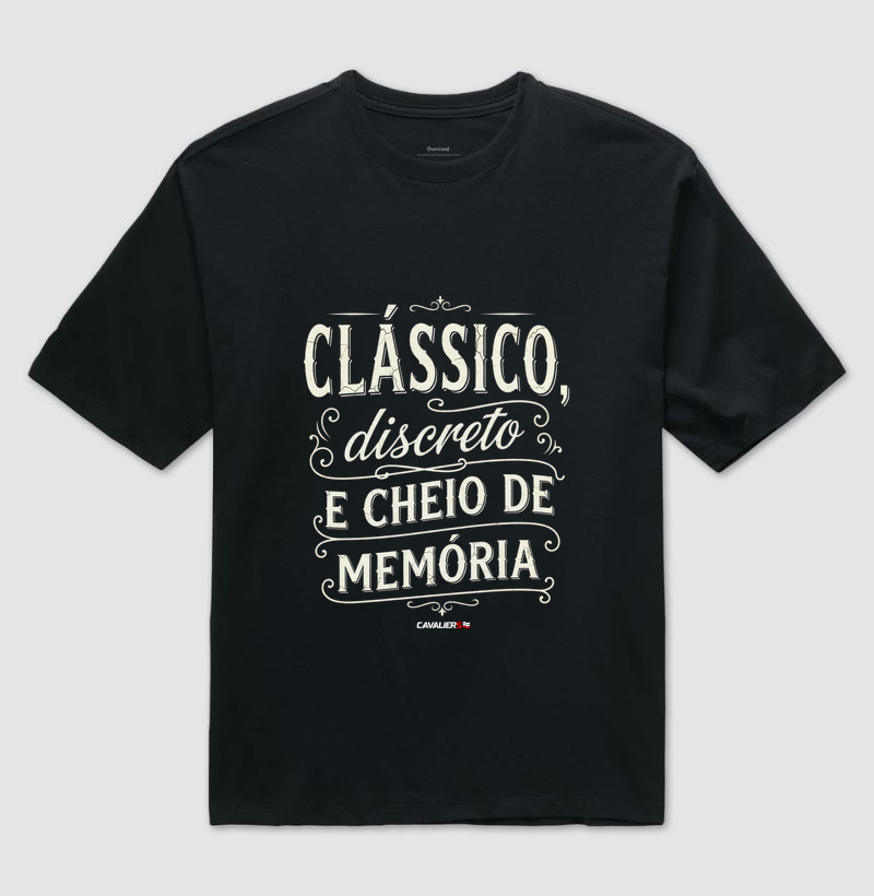 Clássico, discreto e cheio de memória.