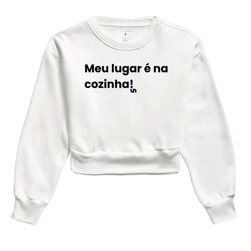 Meu lugar é na cozinha. 