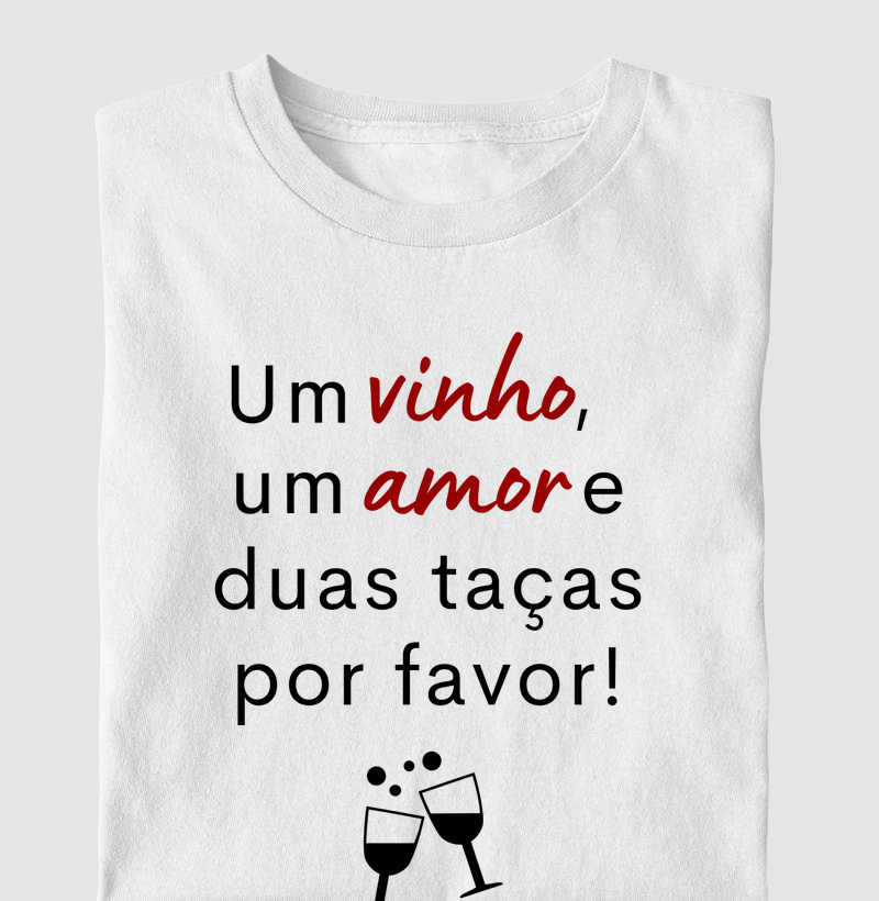 Um vinho, um amor e duas taças