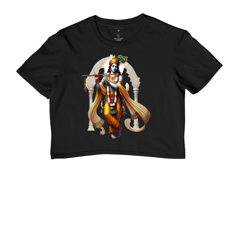 Krishna e a Coroa com Pluma