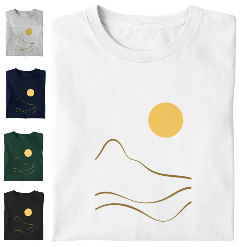 Pôr do Sol ilustrado