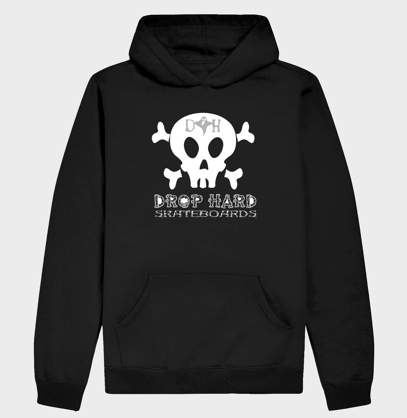 Blusa moletom com capuz drop hard skateboards