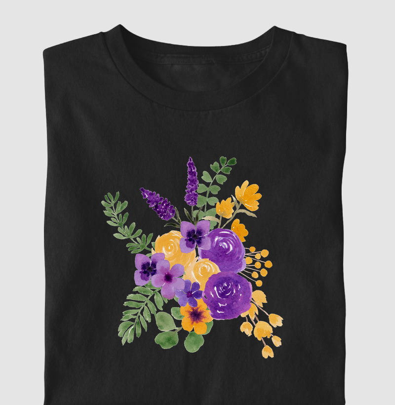 HONESTEE ROXO & AMARELO