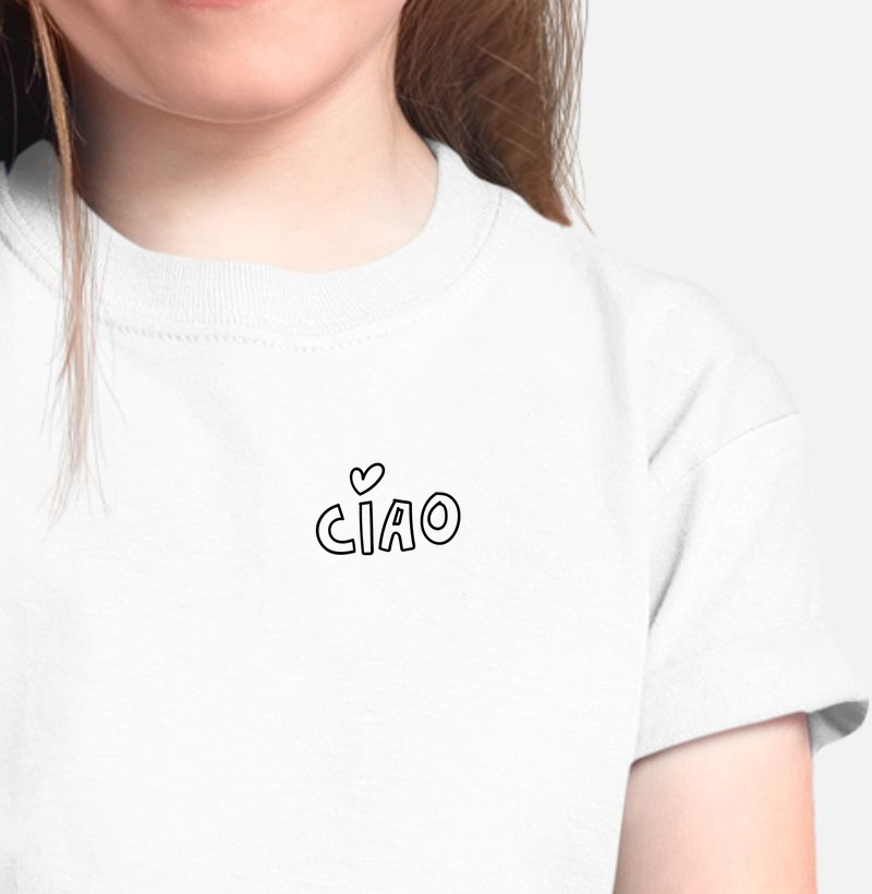 Camiseta Infantil Ciao