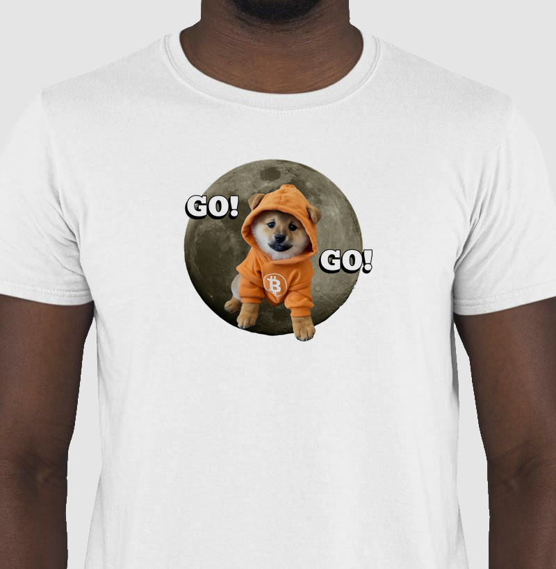 Camiseta Básica Go! Dog Go! CryptoSensu