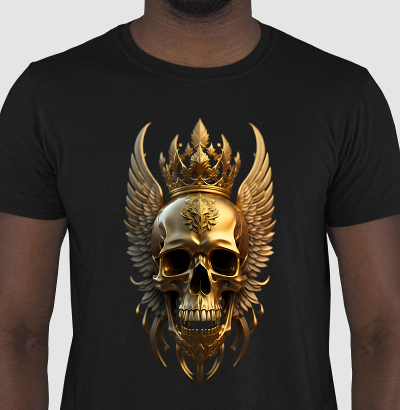 Camiseta Gold Skull