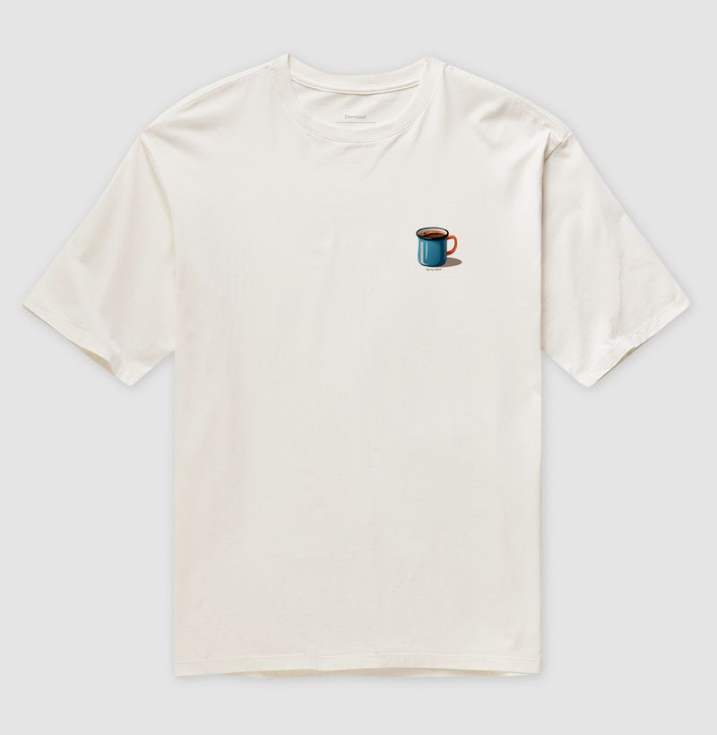 Canequinha de café azul - Oversized