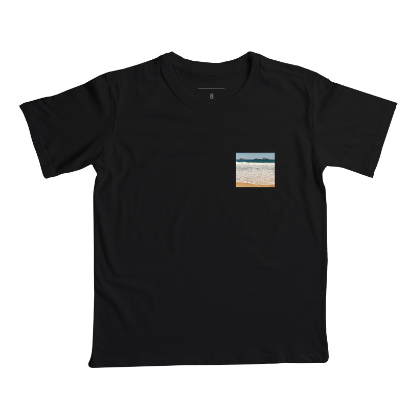 Camiseta Pés na Areia Bolso