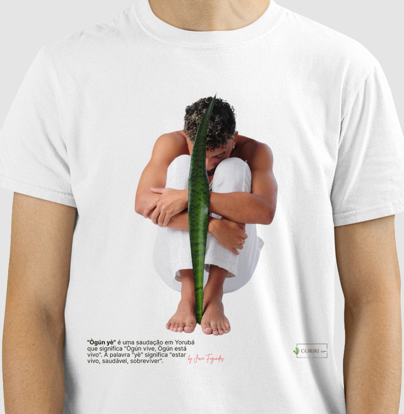 Camisa - COLAB - Ogum - Proteção - by Jove Fagundes