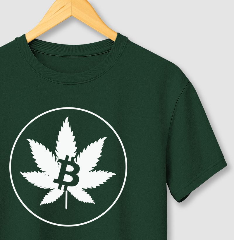 Bitcoin Leaf · Monochrome Edition