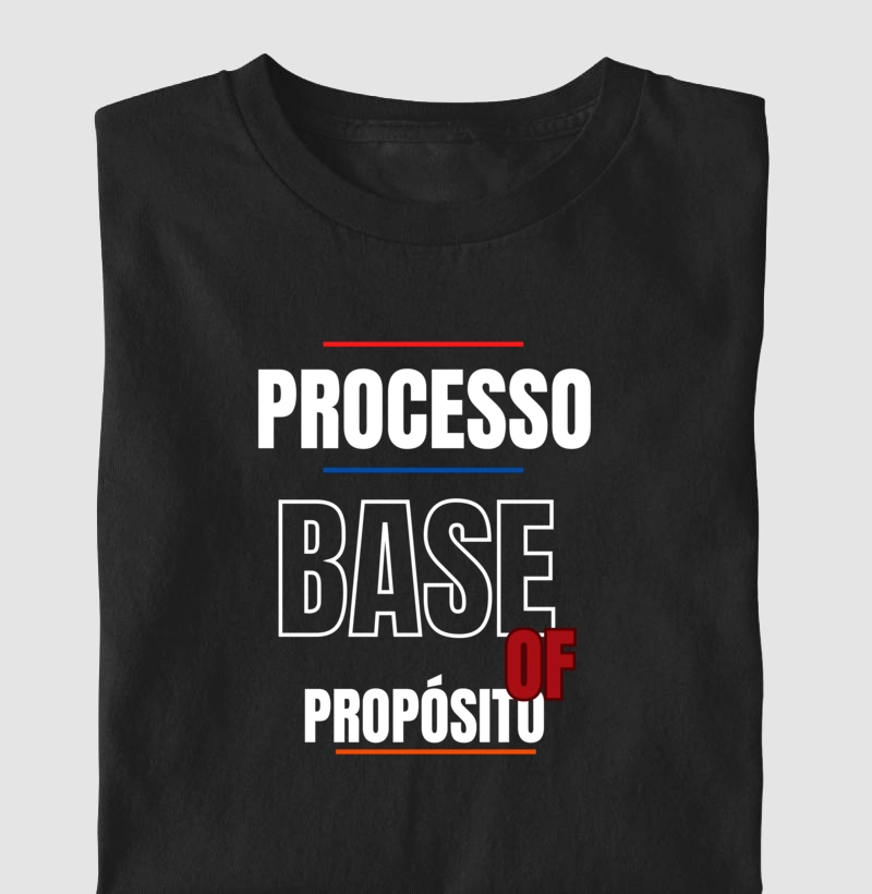 Camisetas Base do processo