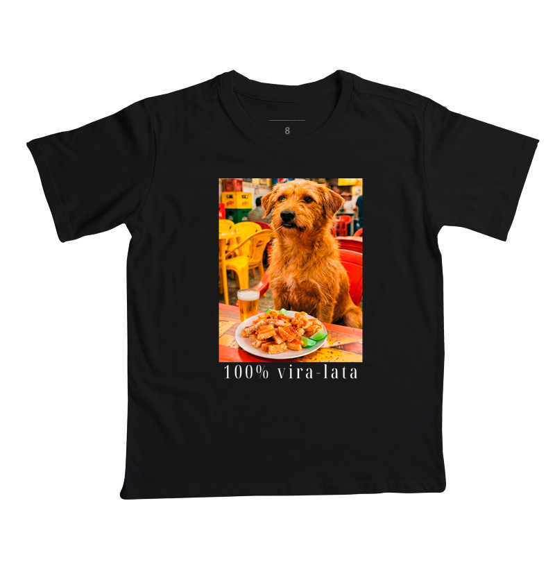 Camiseta 100% Vira‑Lata