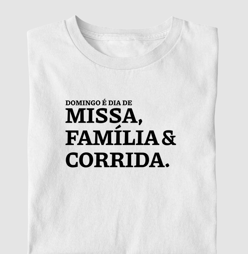 Missa, Família e Corrida Escrita