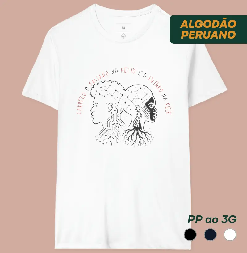 Carrego o passado no peito e o futuro na pele
