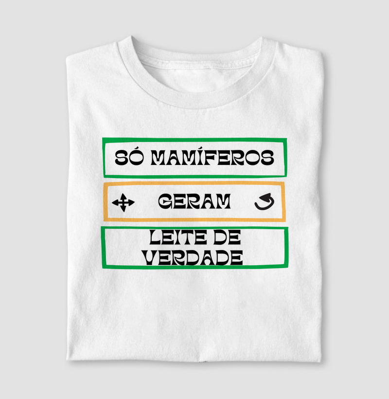 Só mamíferos geram leite de verdade