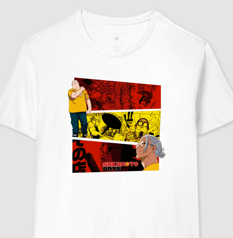 T-SHIRT ESTAMPADA SAKAMOTO DAYS
