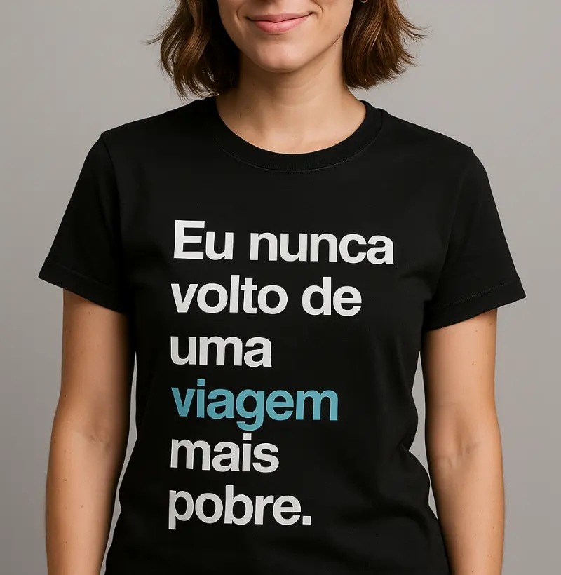 Eu nunca volto mais pobre