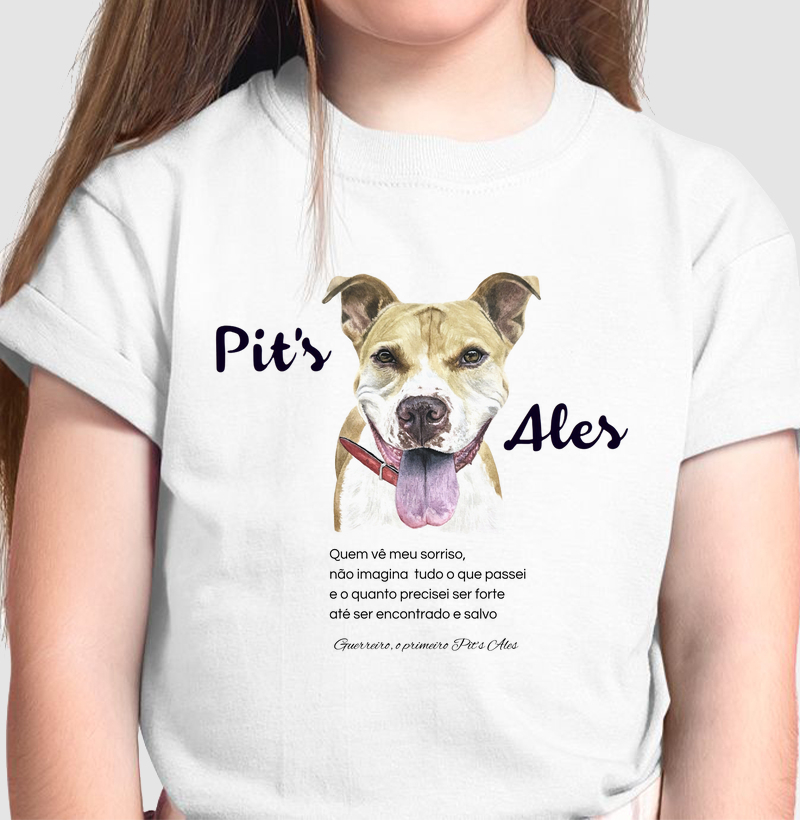 Camiseta Infantil Guerreiro Pintura