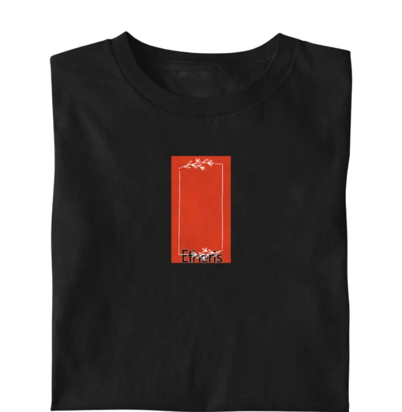 Camiseta Masculina Estampa Vitae Etheris - Preto