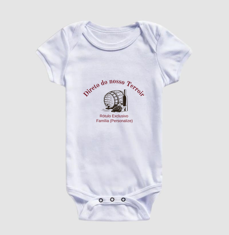 Body Infantil Personalizado Terroir de Familia