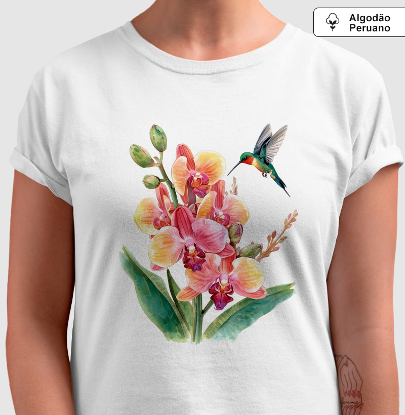 Orquídea - Algodão peruano