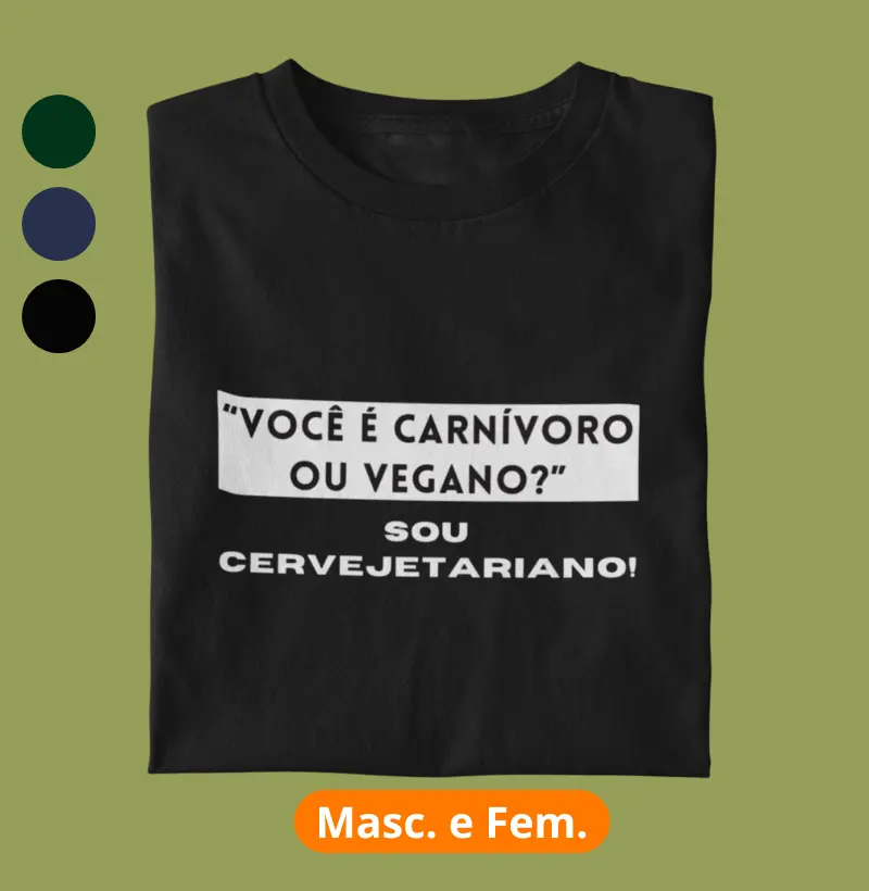 Você é carnívoro ou vegano?