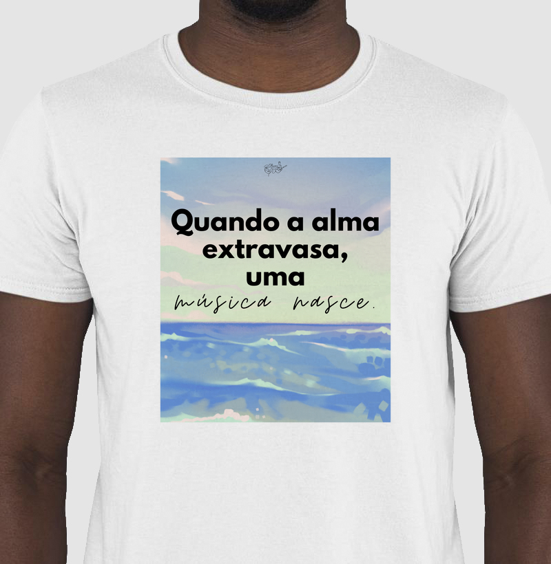 CAMISETA UMA MÚSICA NASCE