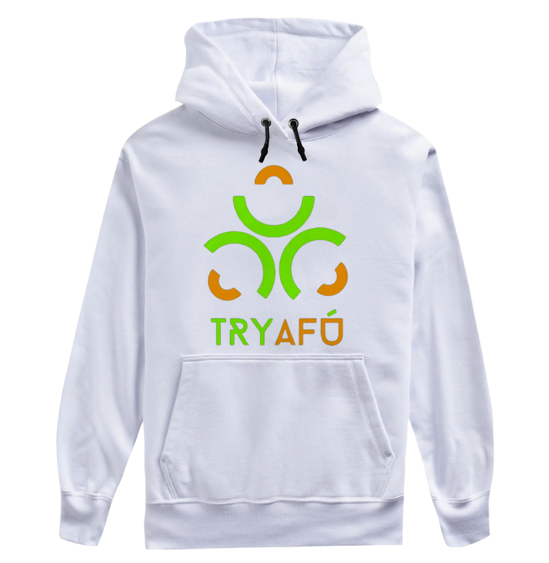 Moletom "Canguru" Estampa Try Afú – Apenas Quem Sabe o Que É "Try Afú" Reconhece a Qualidade e o Estilo Deste Pano!