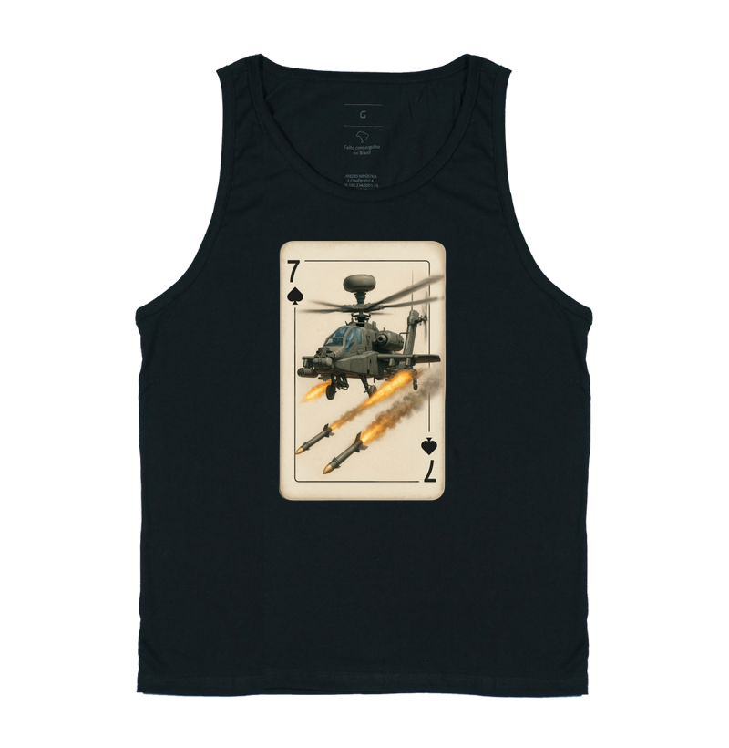 7 de Espadas Helicóptero Apache AH-64,