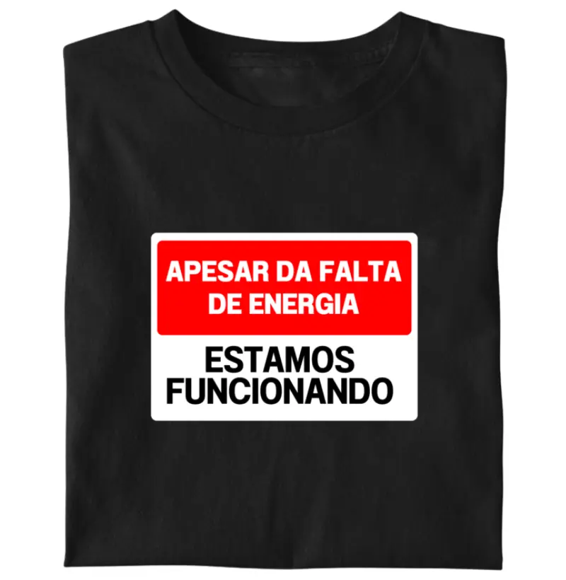 Apesar da falta de energia