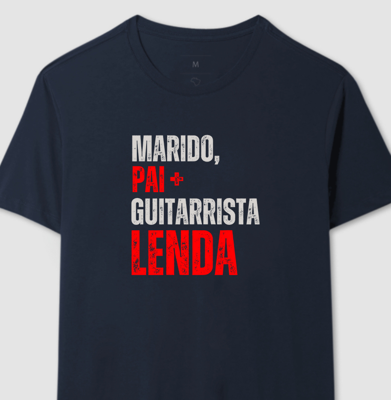 Marido, pai, guitarrista e lenda