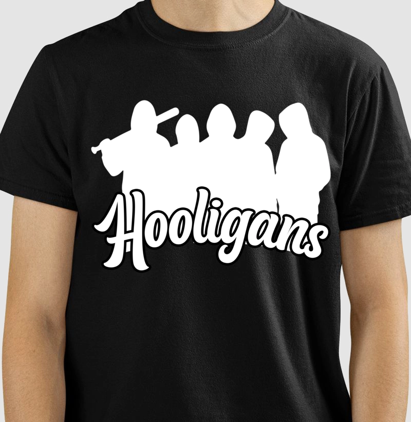 Camiseta Bonde Hooligan - Estampa Branca