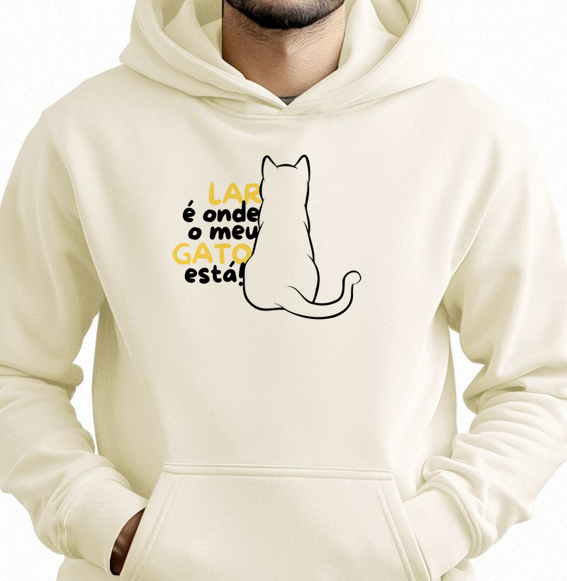 Lar é onde meu gato está