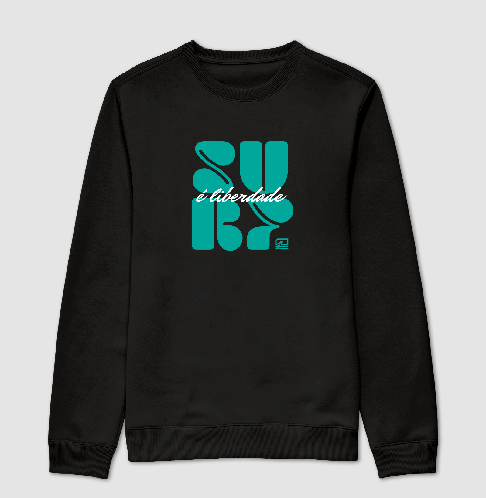"Surf é Liberdade" (Moletom suéter)
