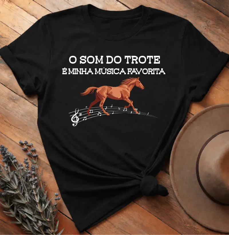 Camiseta O Som do Trote 100% Algodão Premium