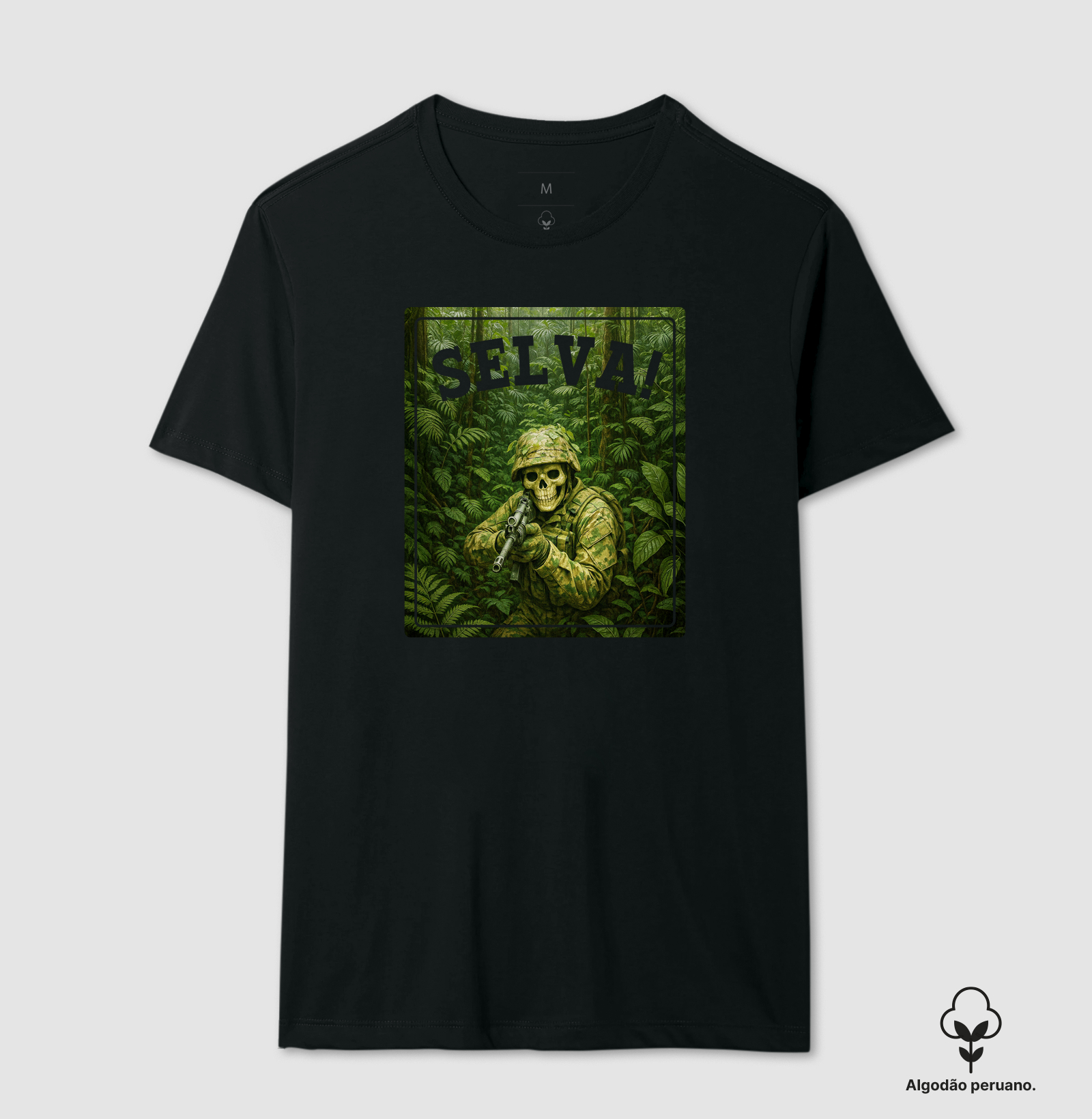 Camiseta "Selva!" - Algodão Peruano
