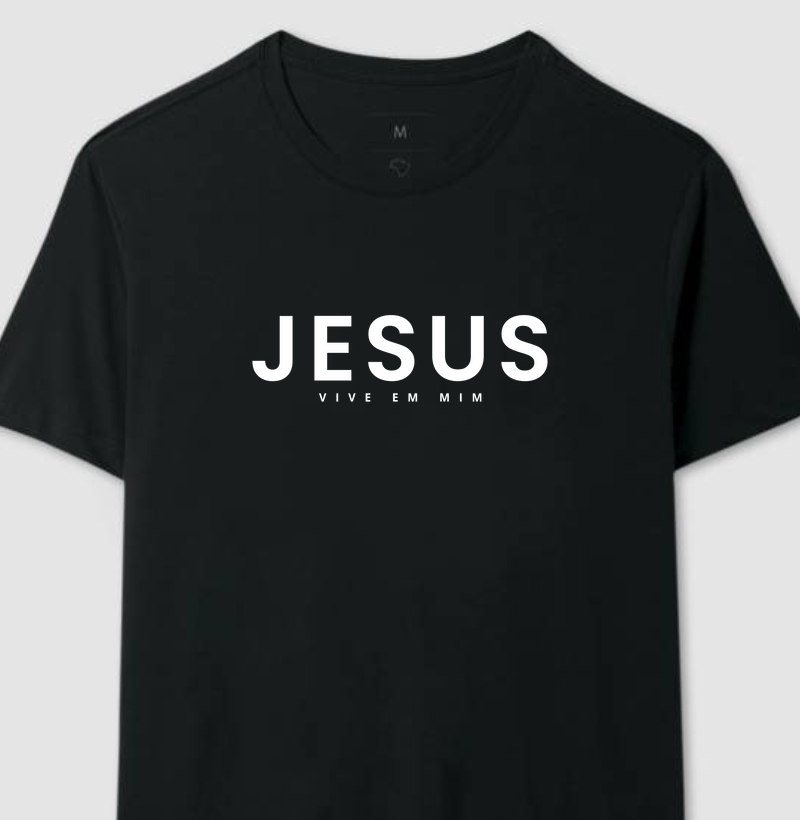 Clássica Masculina Cristã - Jesus vive em mim